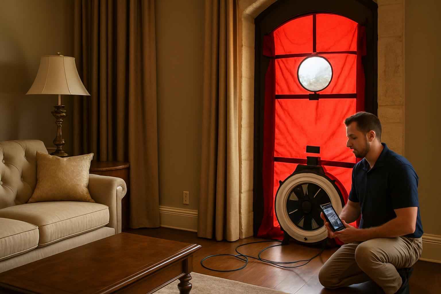 Air Leakage Report Service in Luckenbach TX