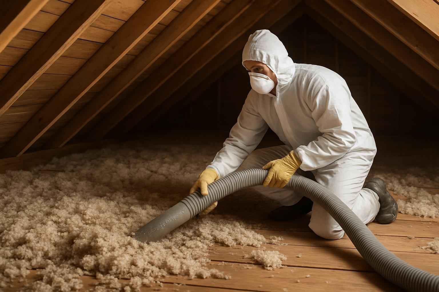 Attic Insulation Cleanout Service in Fredericksburg TX
