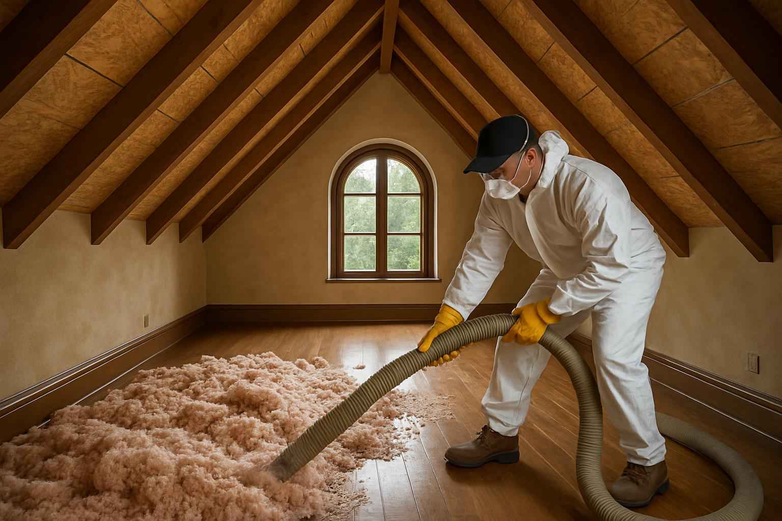 Attic Insulation Cleanout Service in Hye TX