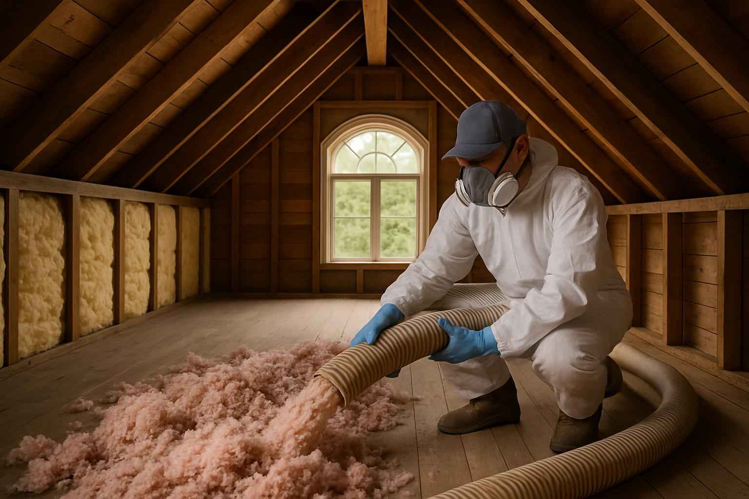 Attic Insulation Cleanout Service in Stonewall TX