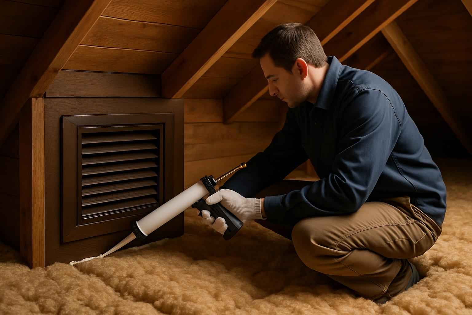 Attic Vent Sealing Service in Hye TX