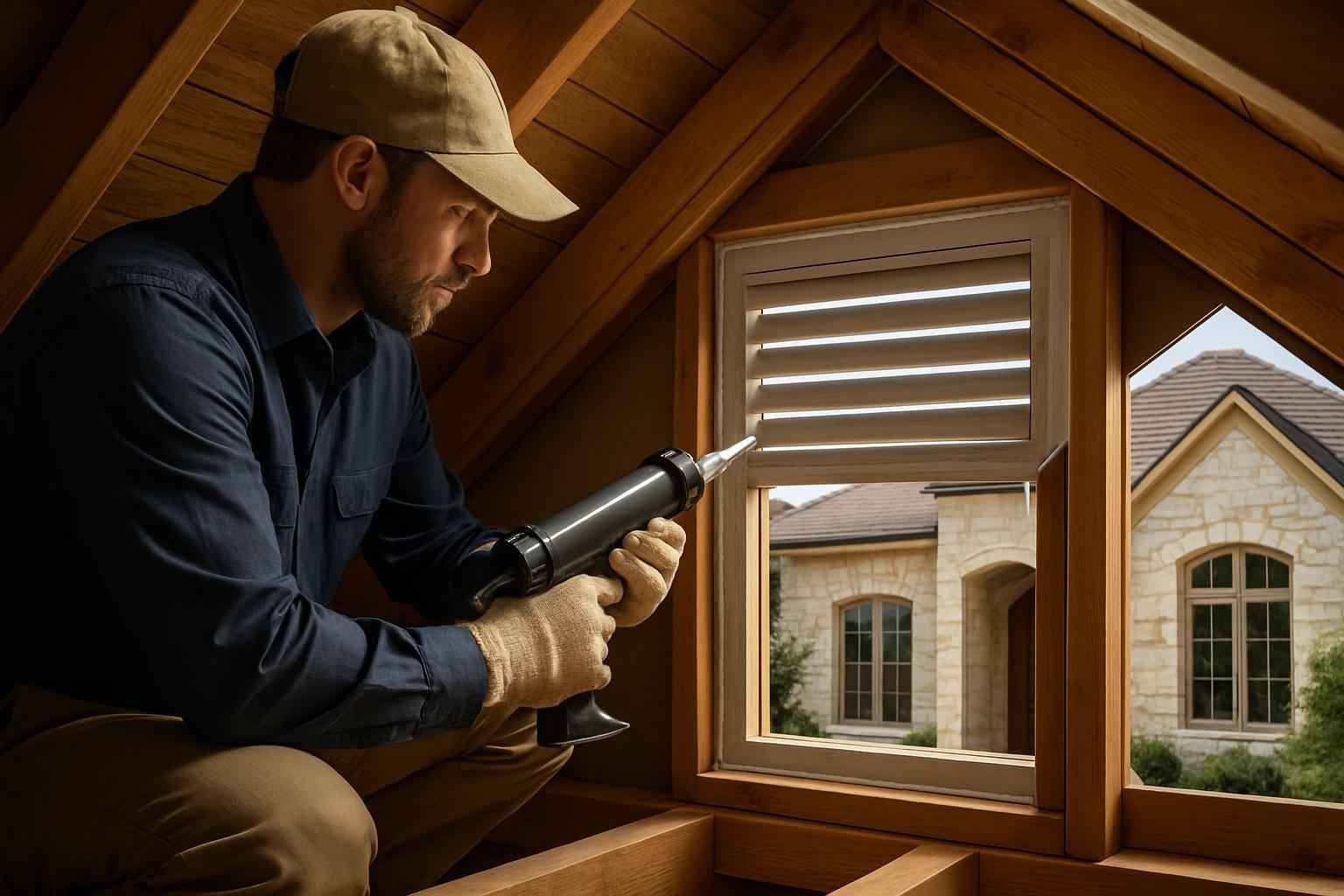 Attic Vent Sealing Service in Stonewall TX