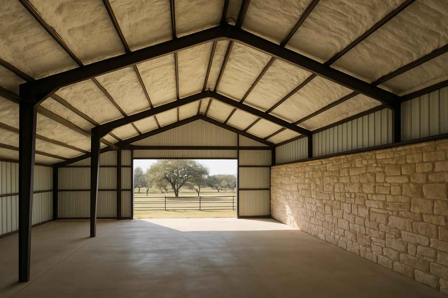 Barn Condensation Control Foam in Stonewall TX
