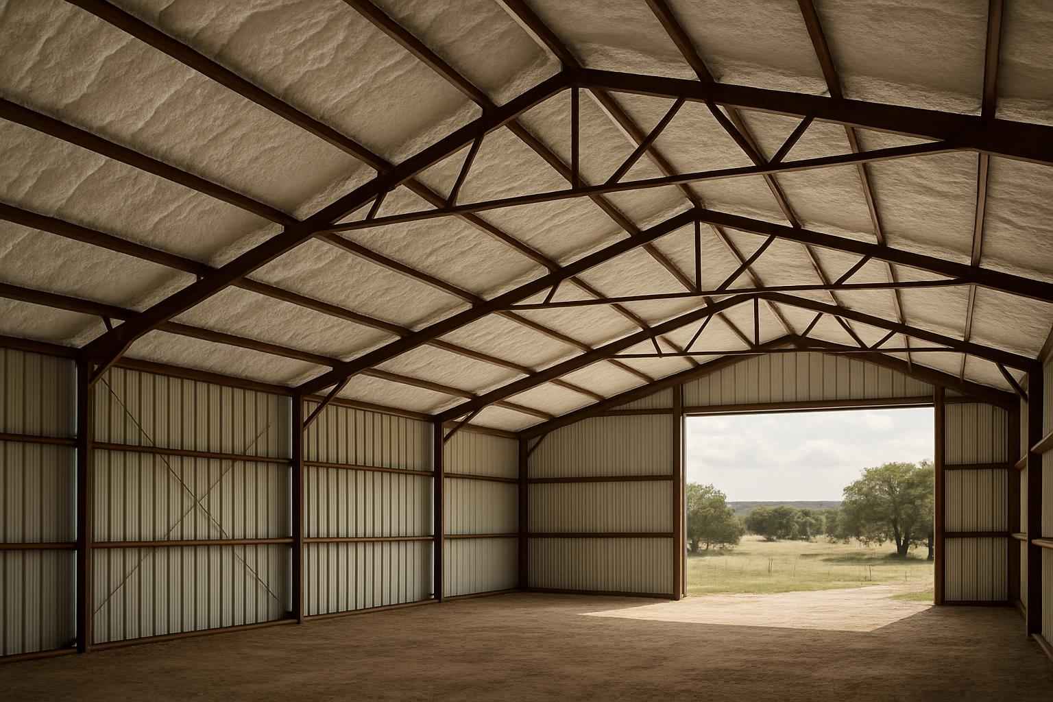 Barn Condensation Control Foam in Willow City TX