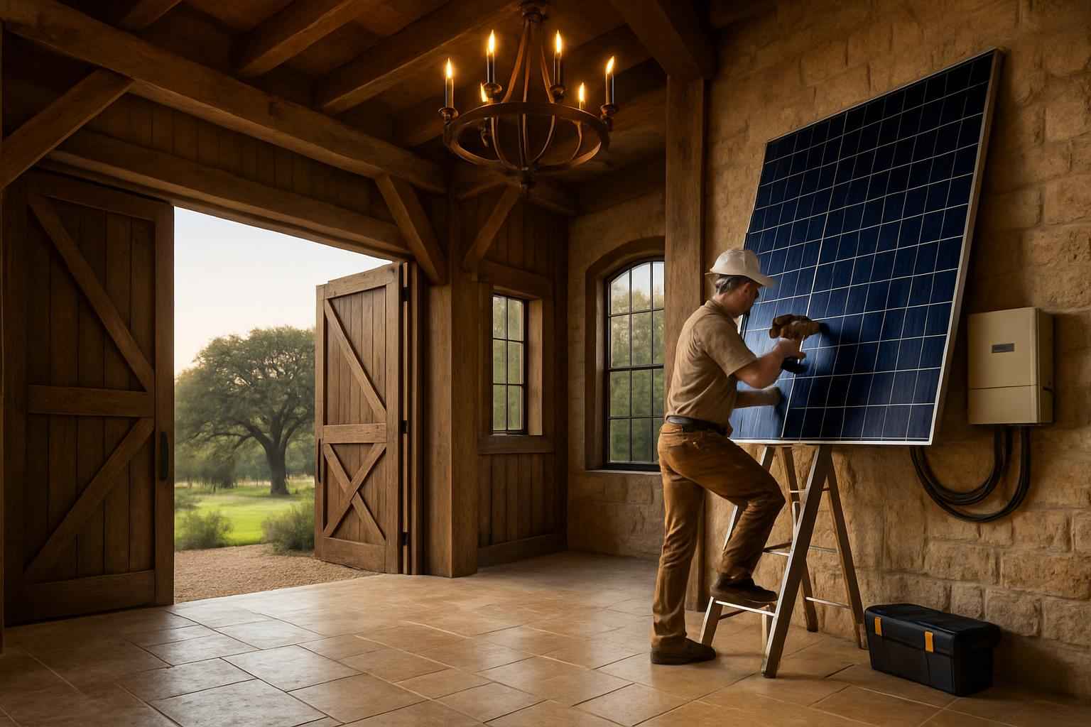 Barn Energy Upgrade Contractor in Hye TX