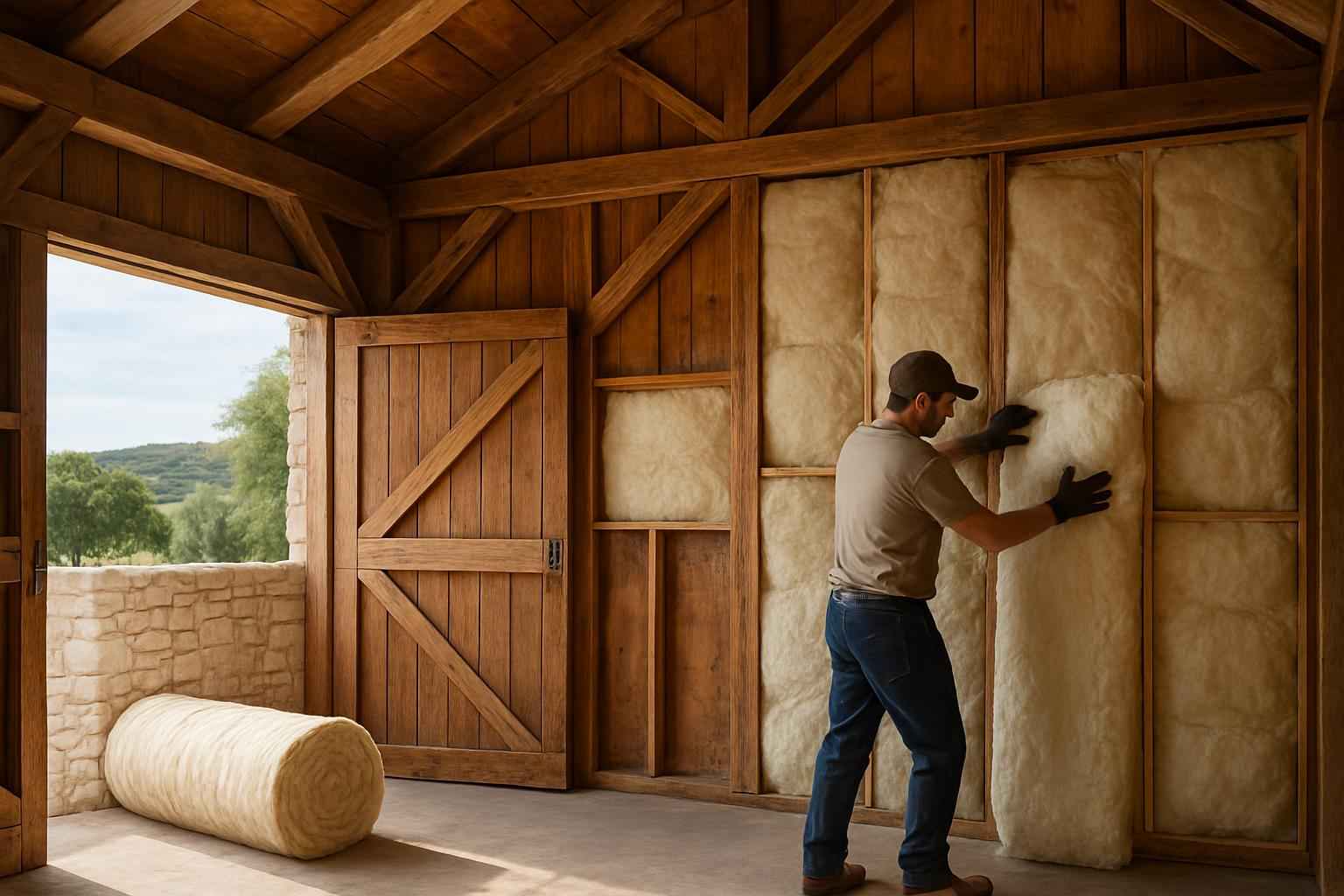 Barn Insulation Repair Service in Stonewall TX