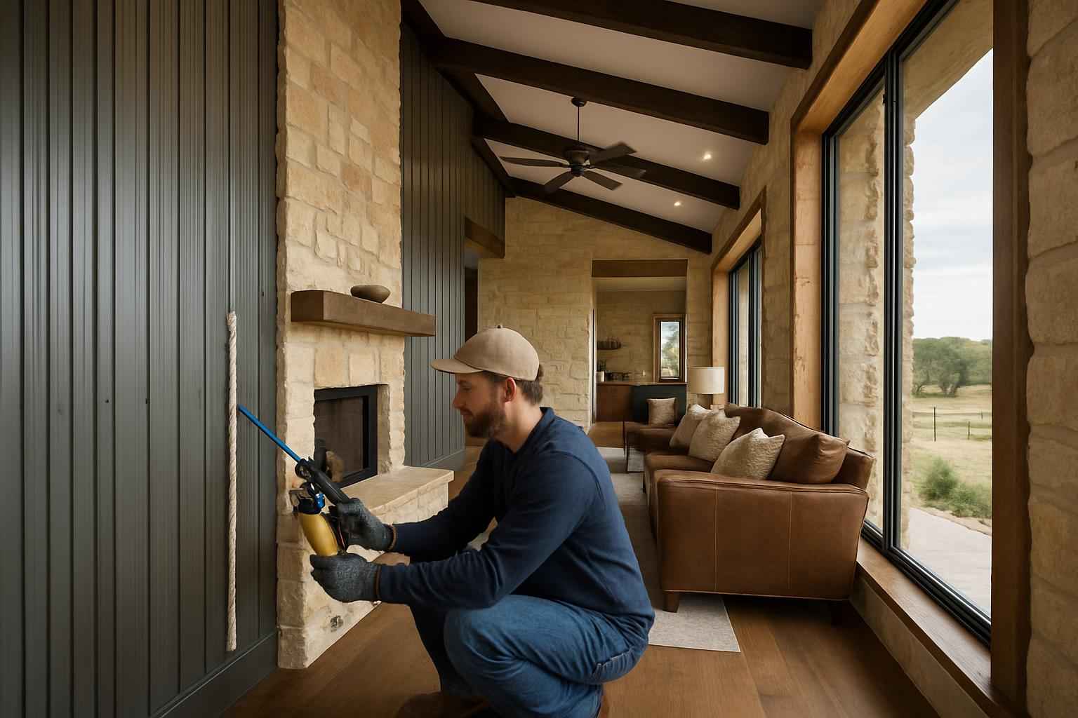 Barndominium Air Seal Service in Luckenbach TX