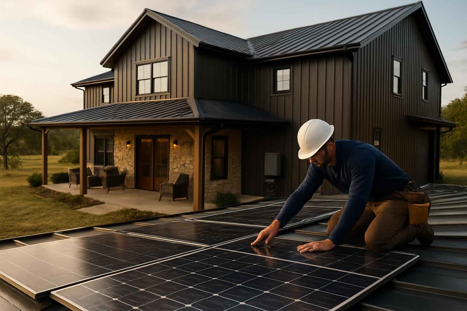 Barndominium Energy Upgrade Company in Hye TX