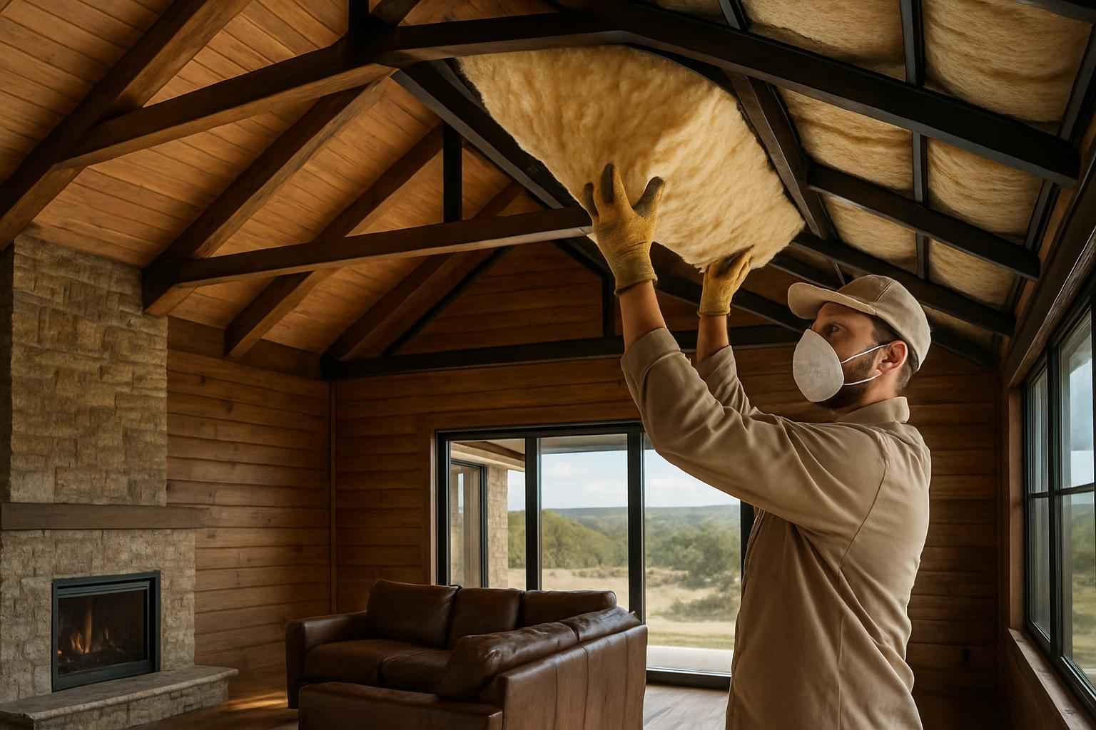 Barndominium Insulation Repair in Hye TX