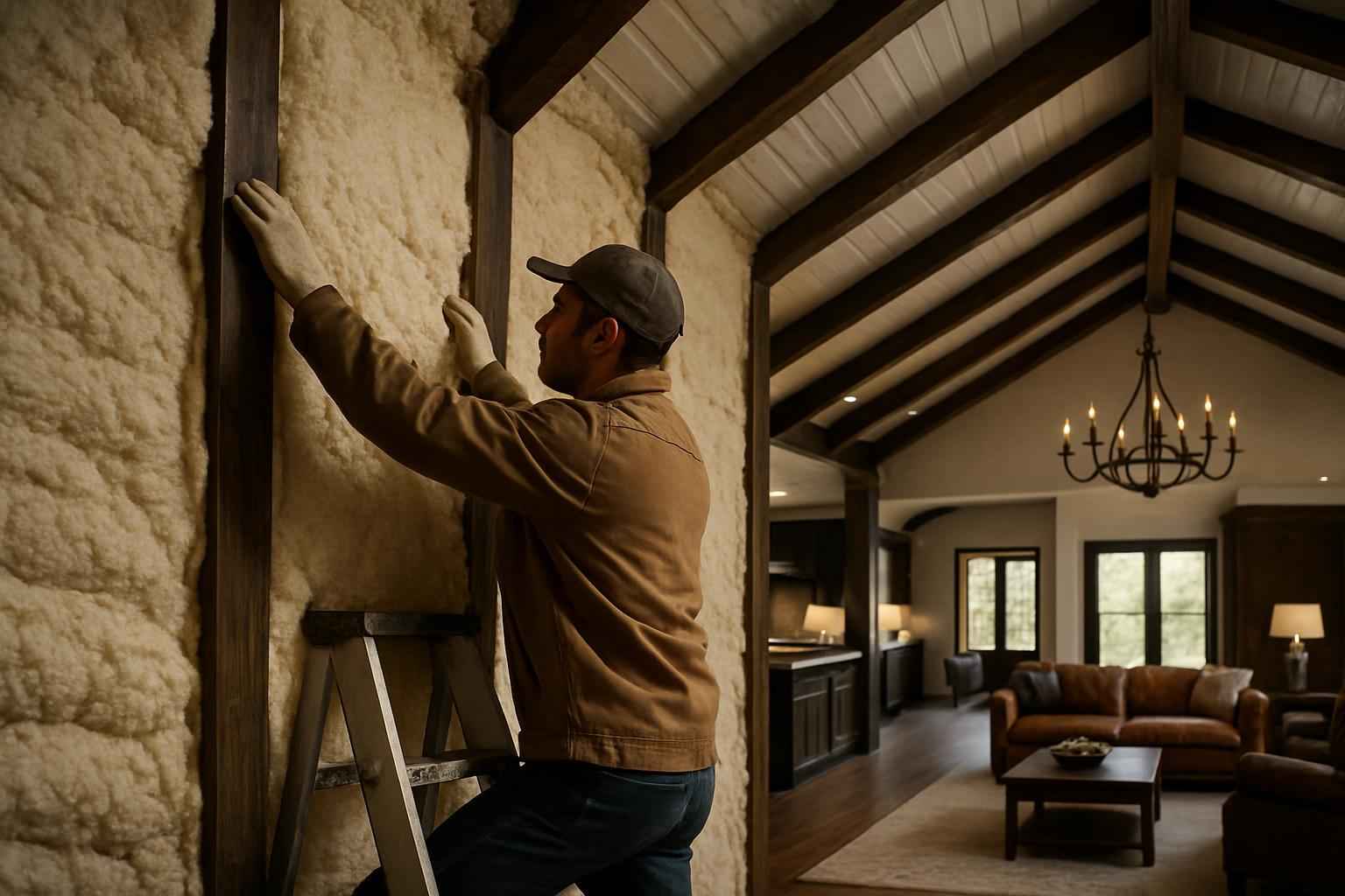 Barndominium Insulation Repair in Luckenbach TX