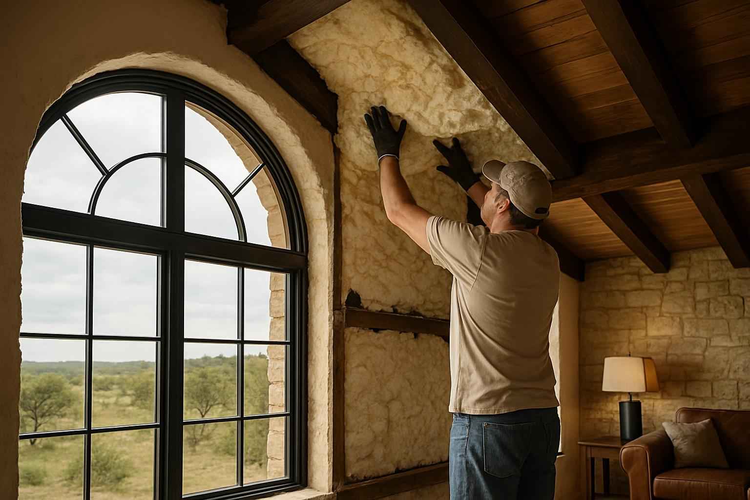 Barndominium Insulation Repair in Willow City TX