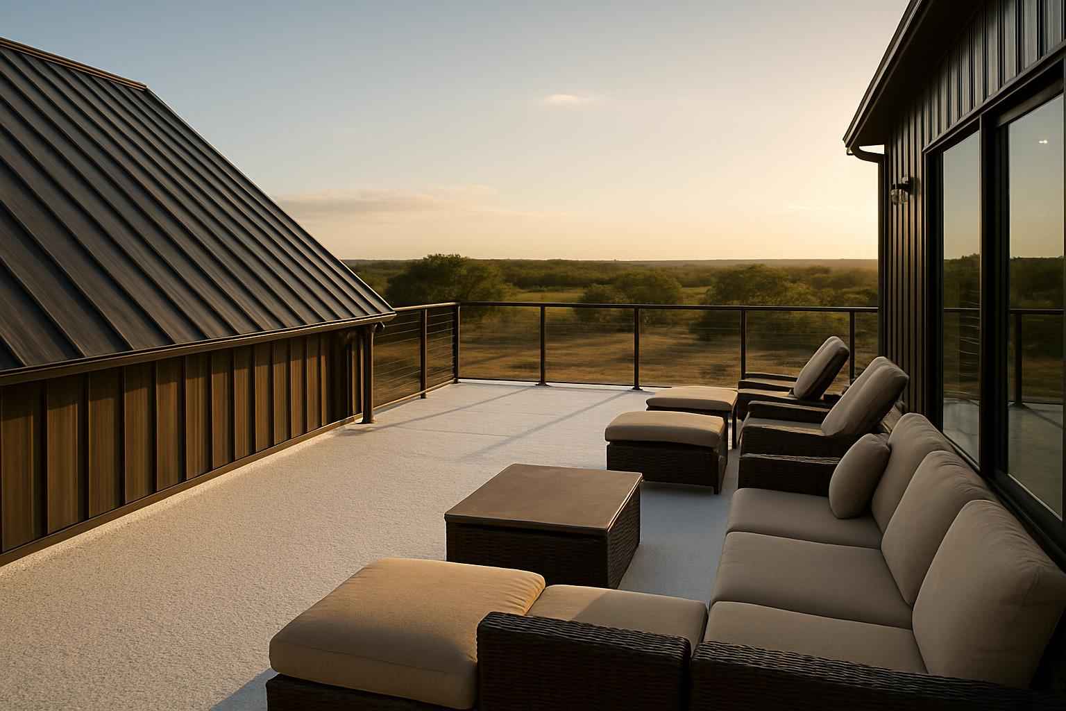 Barndominium Roof Deck Foam in Willow City TX