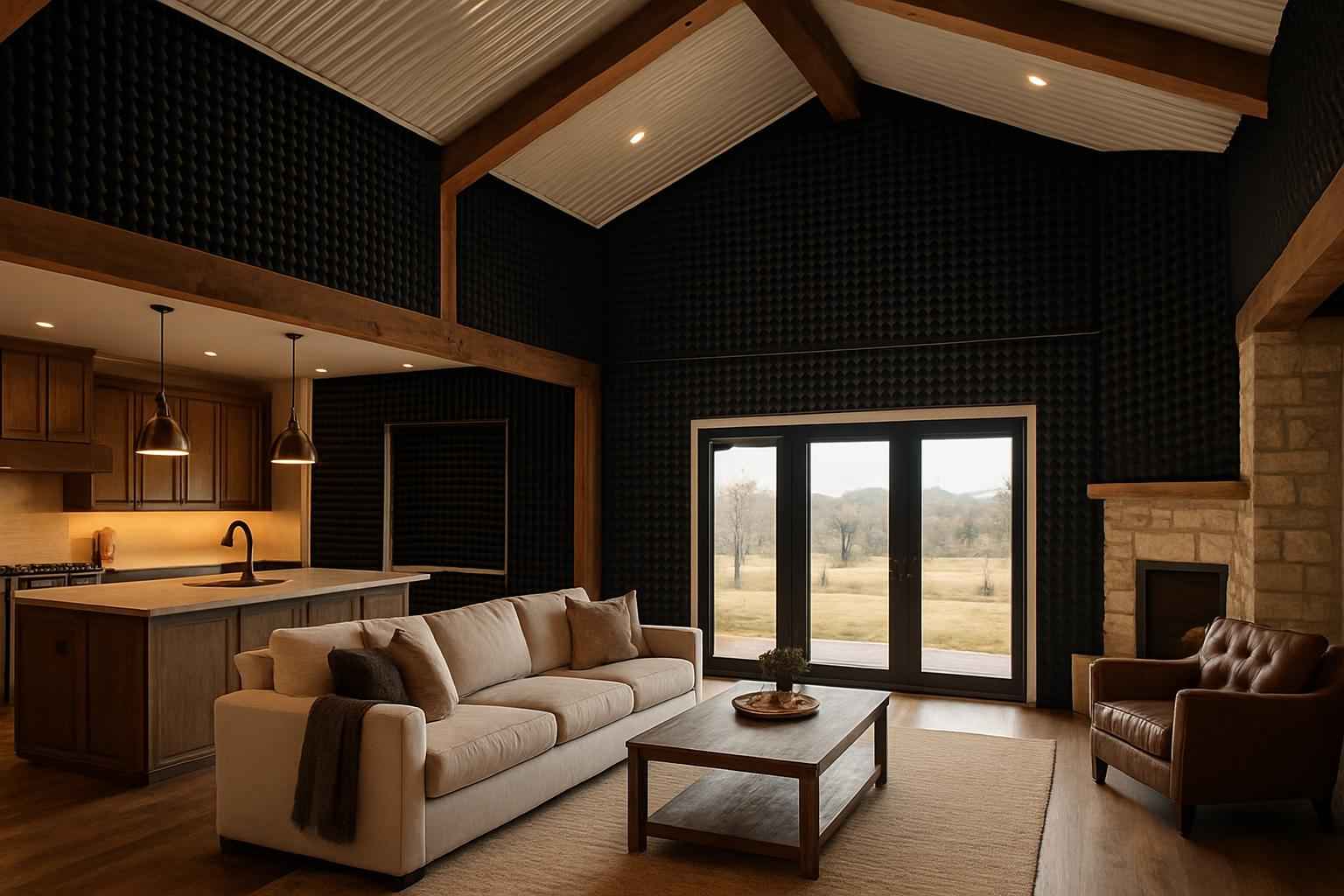 Barndominium Sound Control Foam in Fredericksburg TX