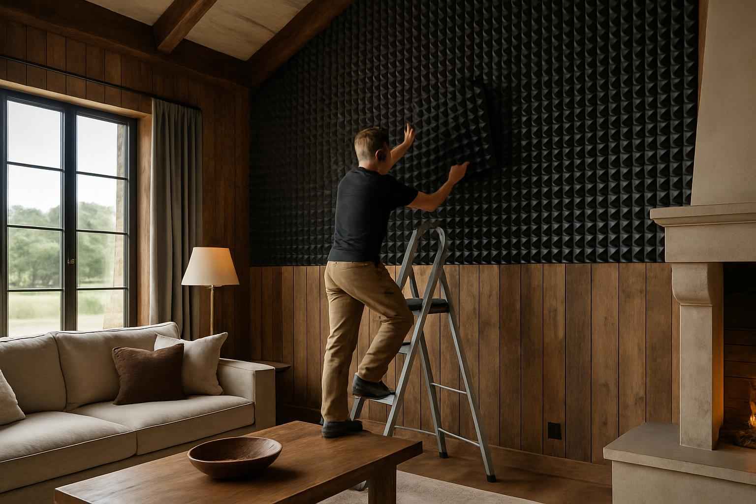Barndominium Sound Control Foam in Hye TX