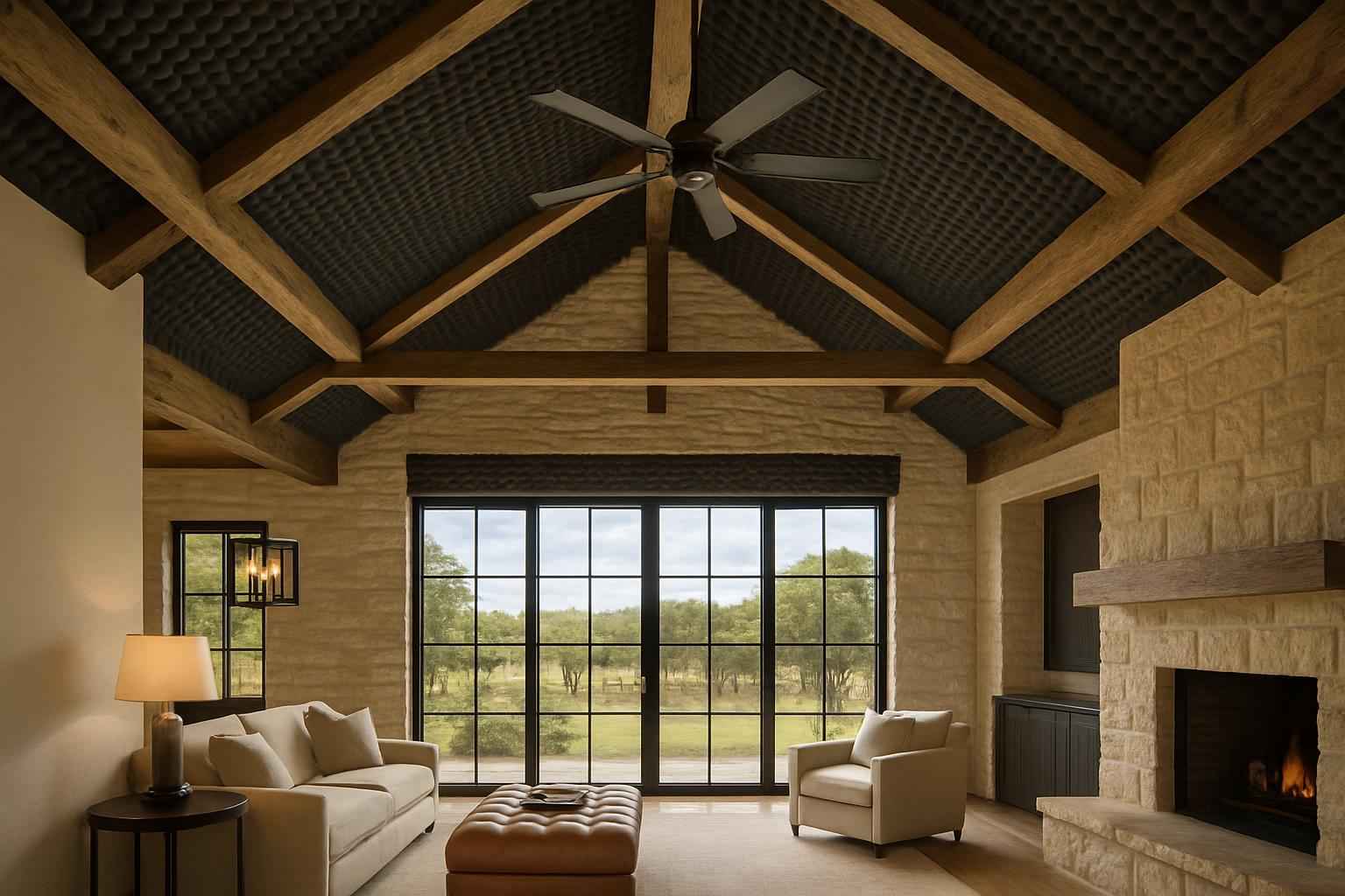 Barndominium Sound Control Foam in Stonewall TX