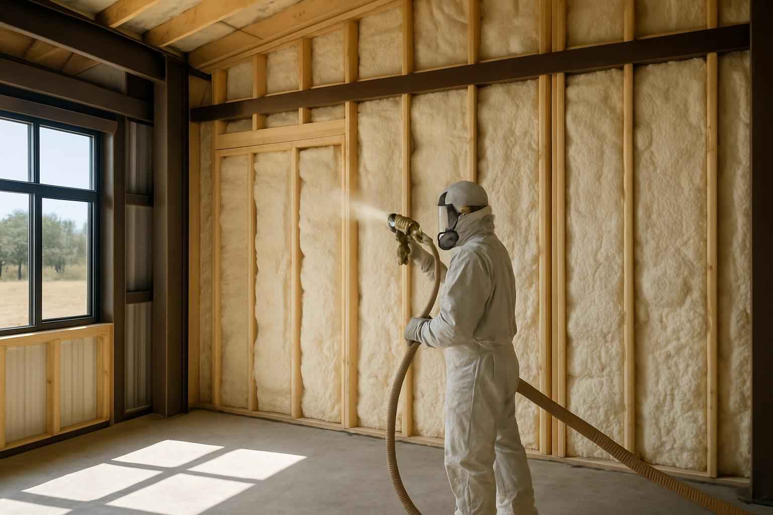 Barndominium Wall Insulation Service in Hye TX