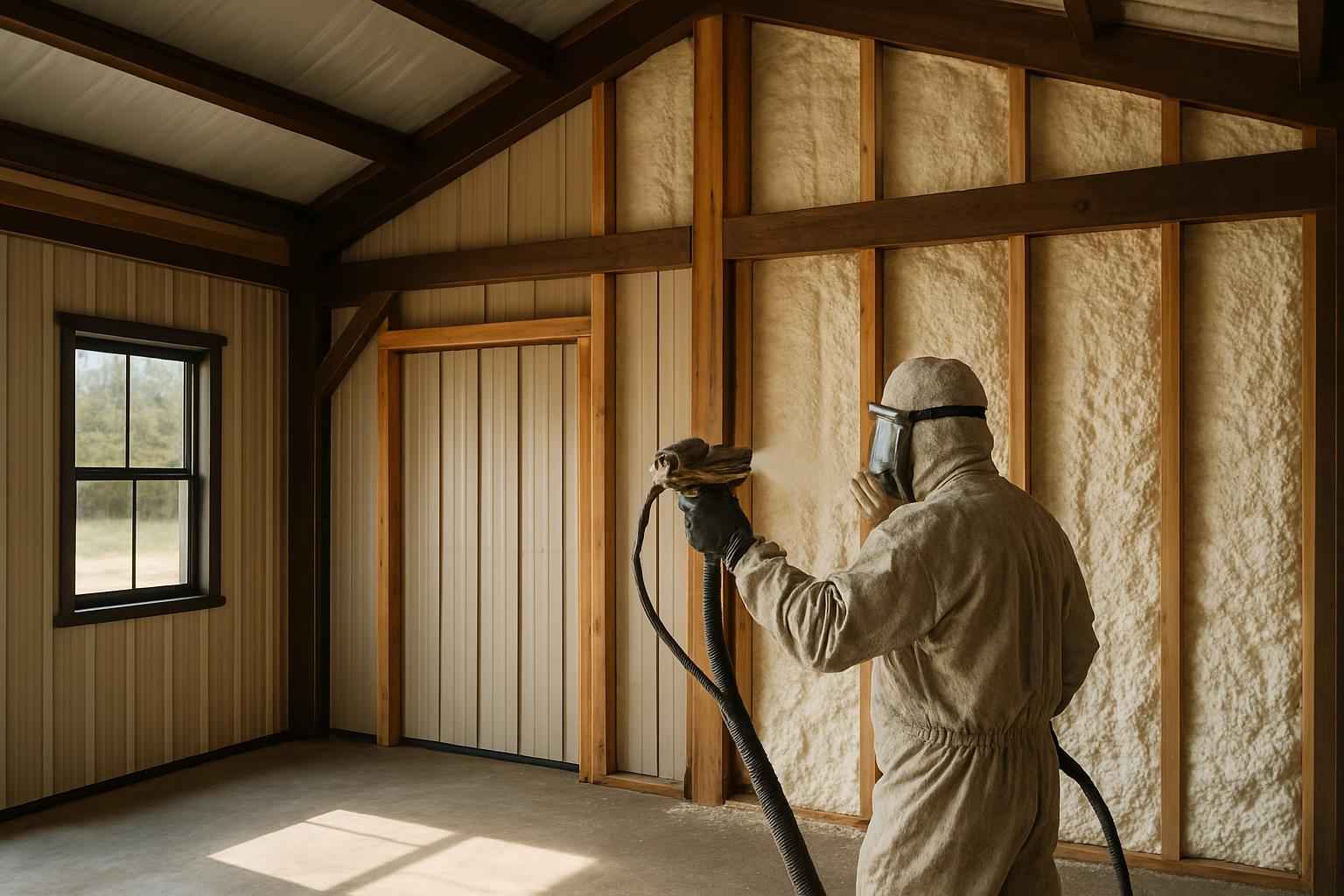 Barndominium Wall Insulation Service in Stonewall TX