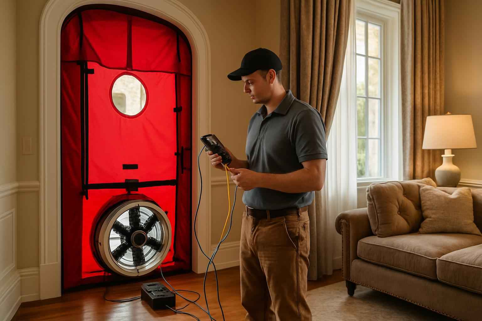 Blower Door Leak Seal Service in Fredericksburg TX