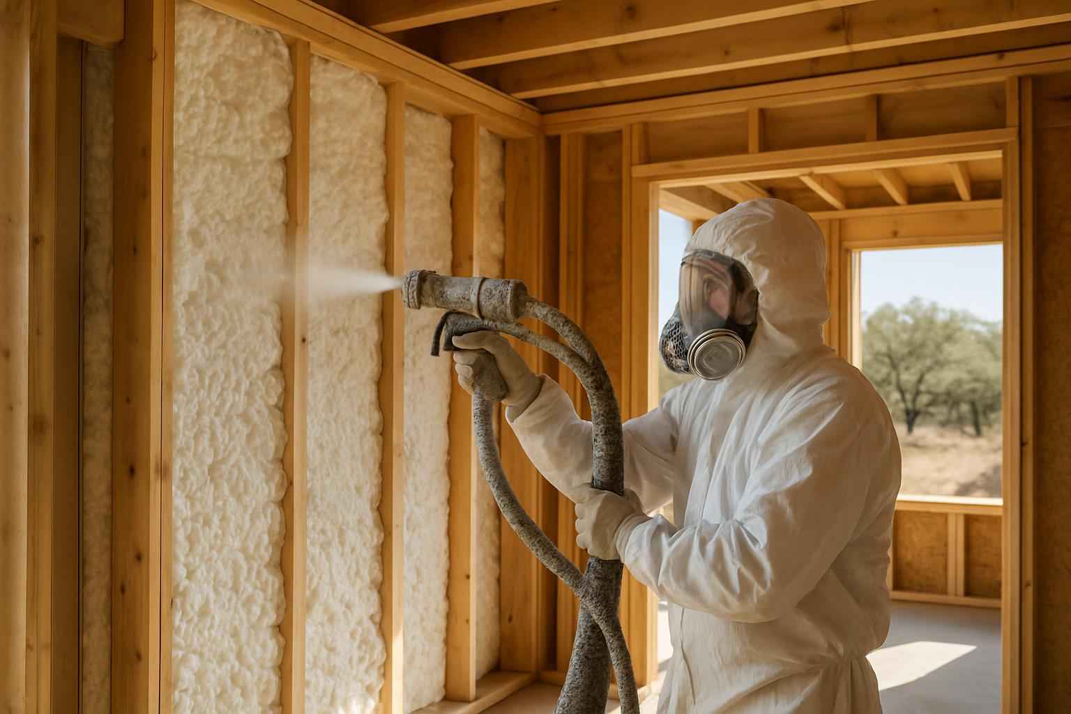 Builder Package Foam Installer in Luckenbach TX