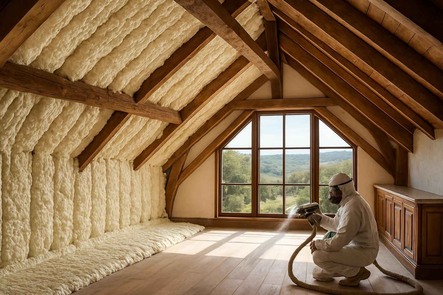 Closed Cell Attic Insulation in Hye TX