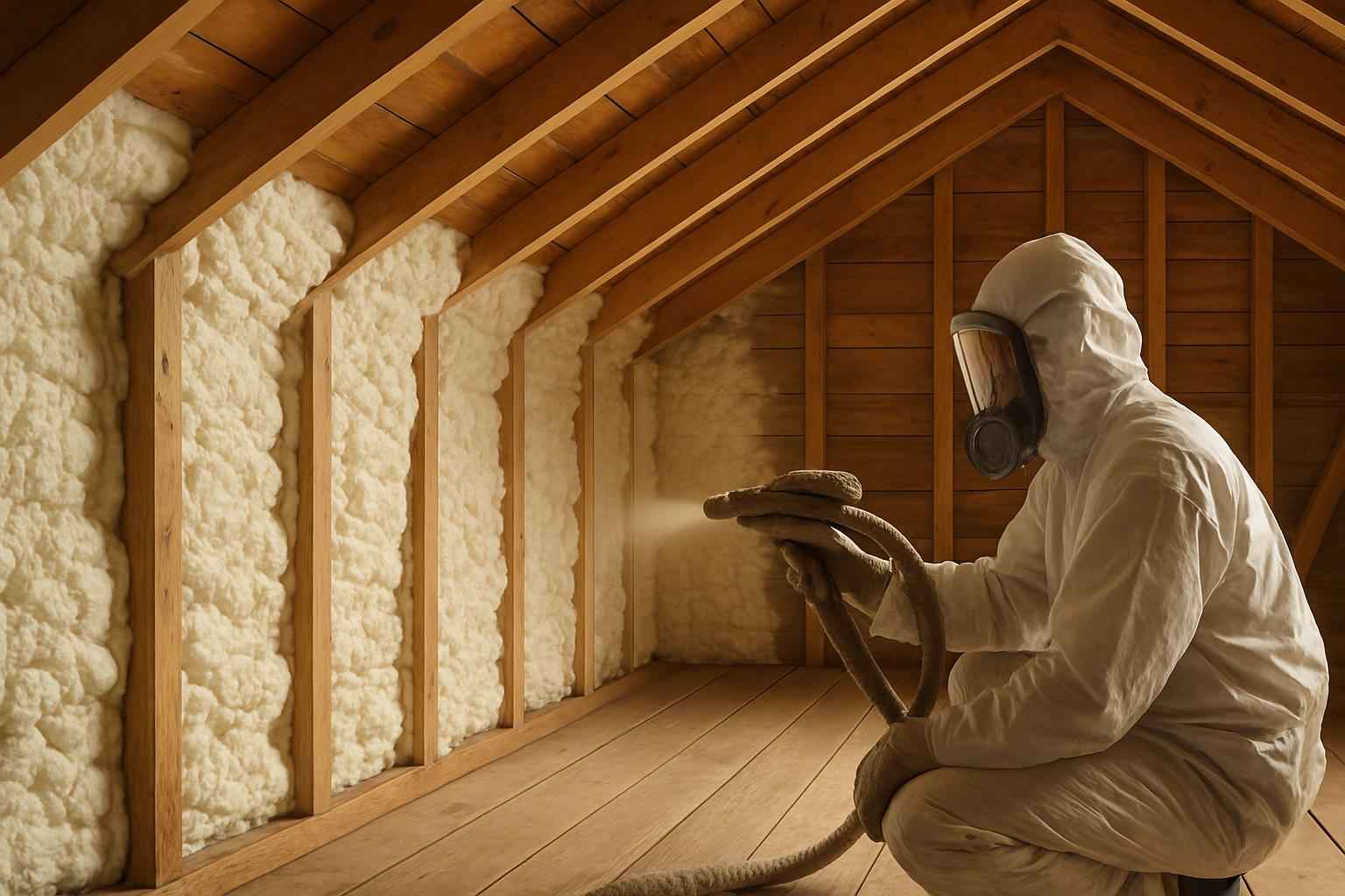 Closed Cell Attic Insulation in Luckenbach TX