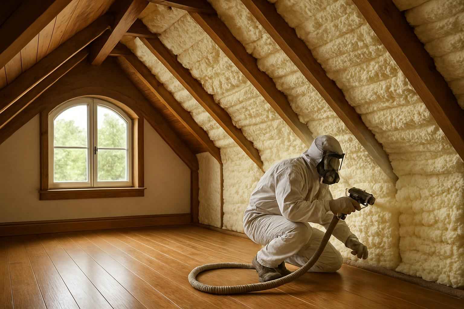 Closed Cell Attic Insulation in Willow City TX