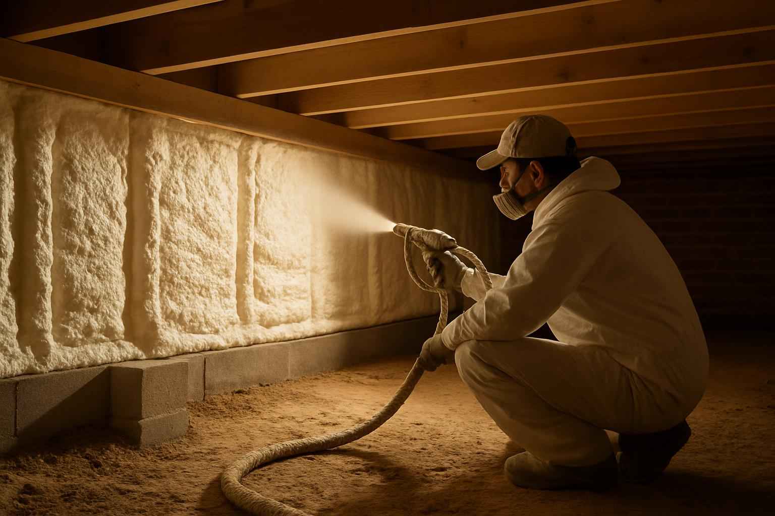 Closed Cell Crawl Space Insulation in Fredericksburg TX