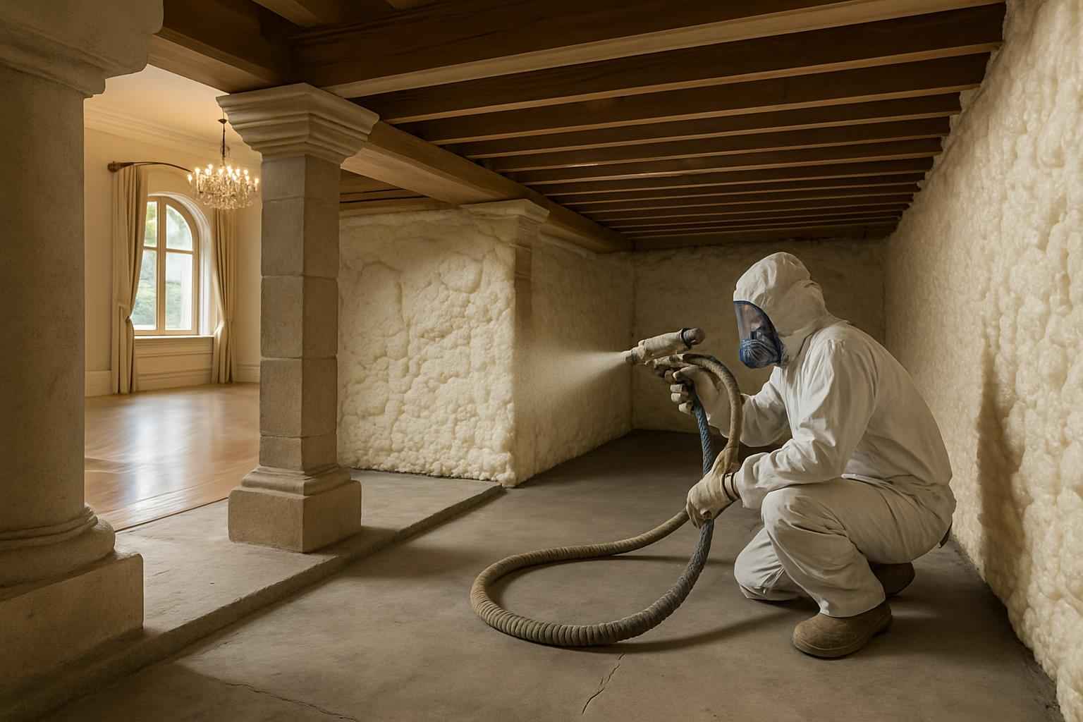 Closed Cell Crawl Space Insulation in Hye TX