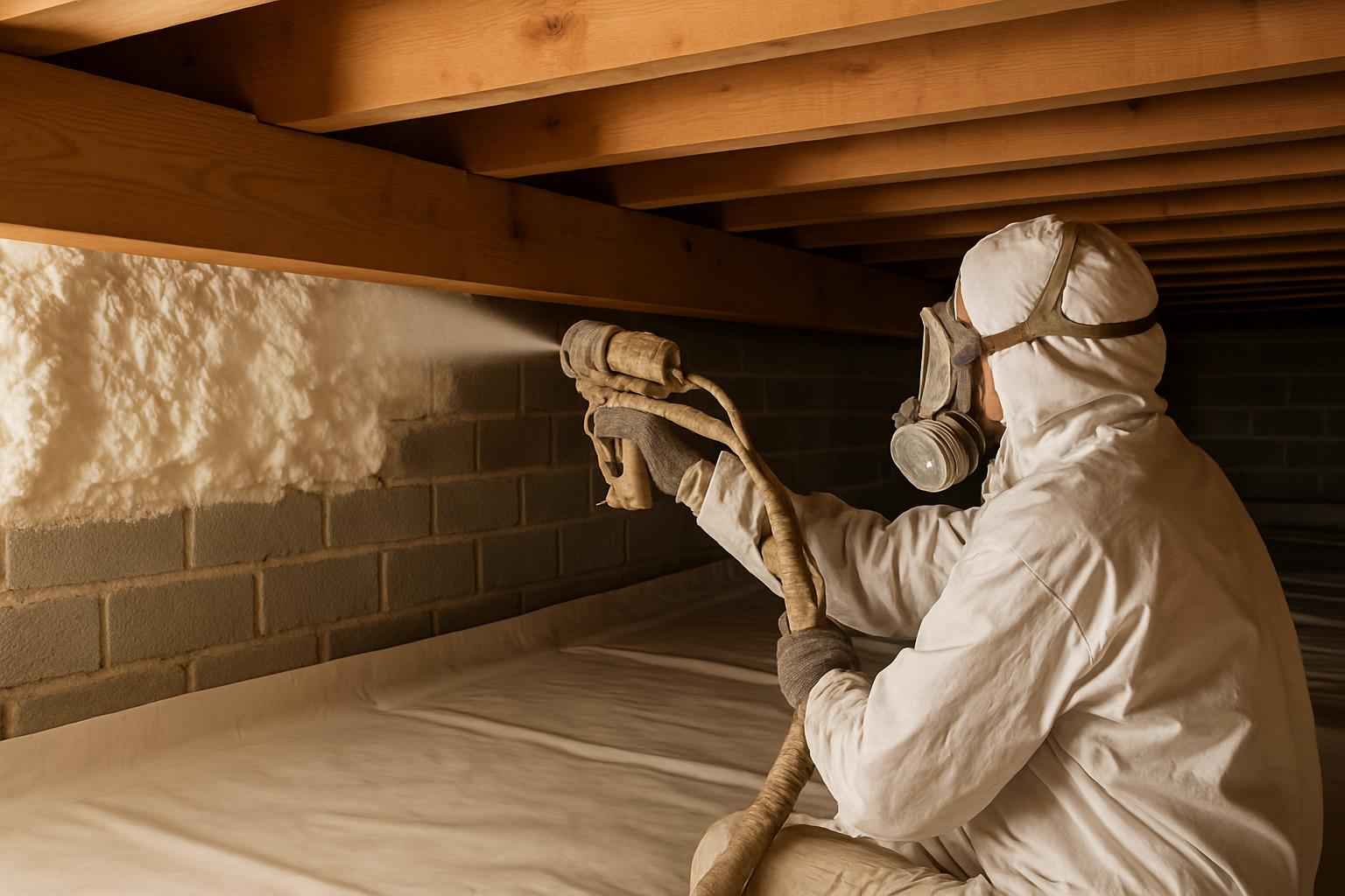 Closed Cell Crawl Space Insulation in Willow City TX