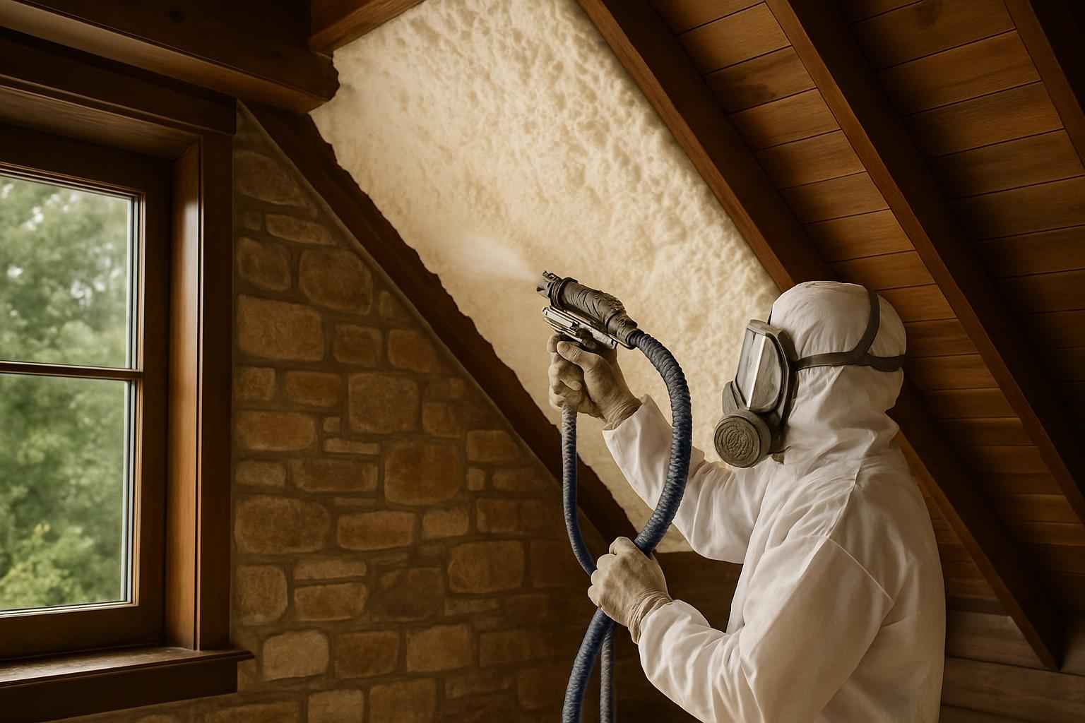 Condensation Control Spray Foam in Stonewall TX
