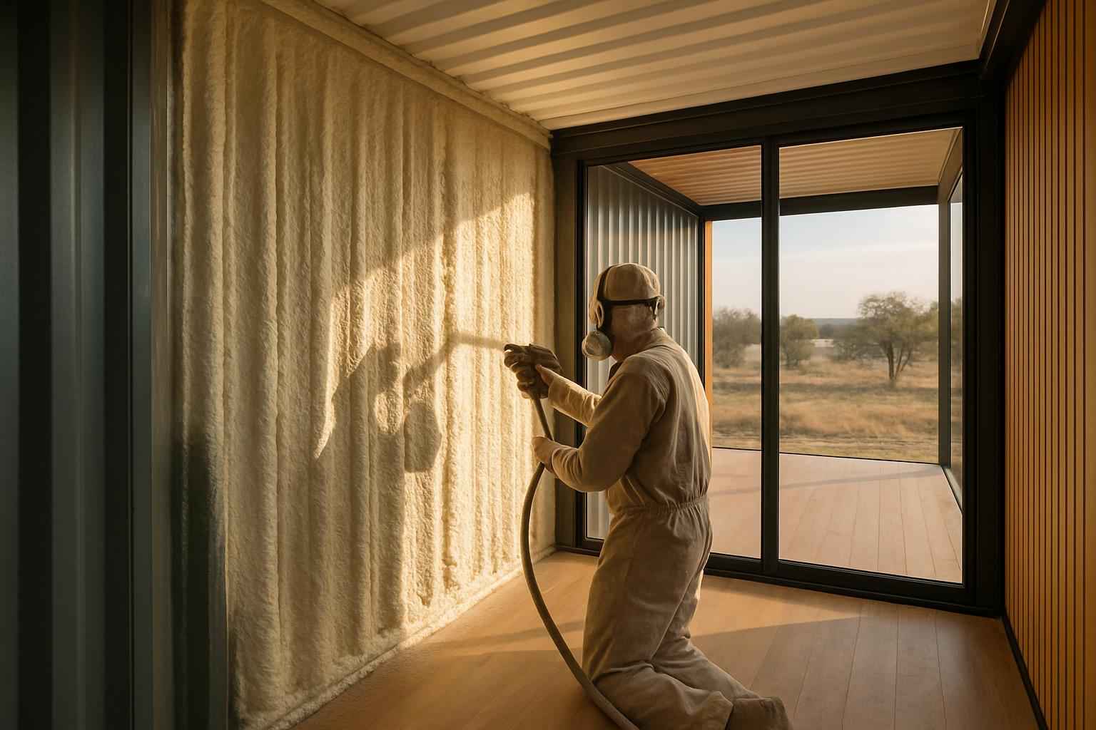 Container Home Insulation Company in Fredericksburg TX