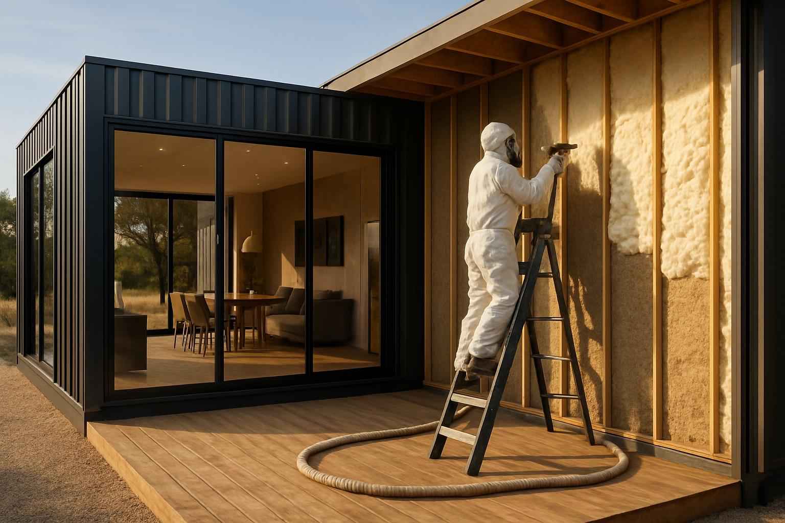 Container Home Insulation Company in Hye TX