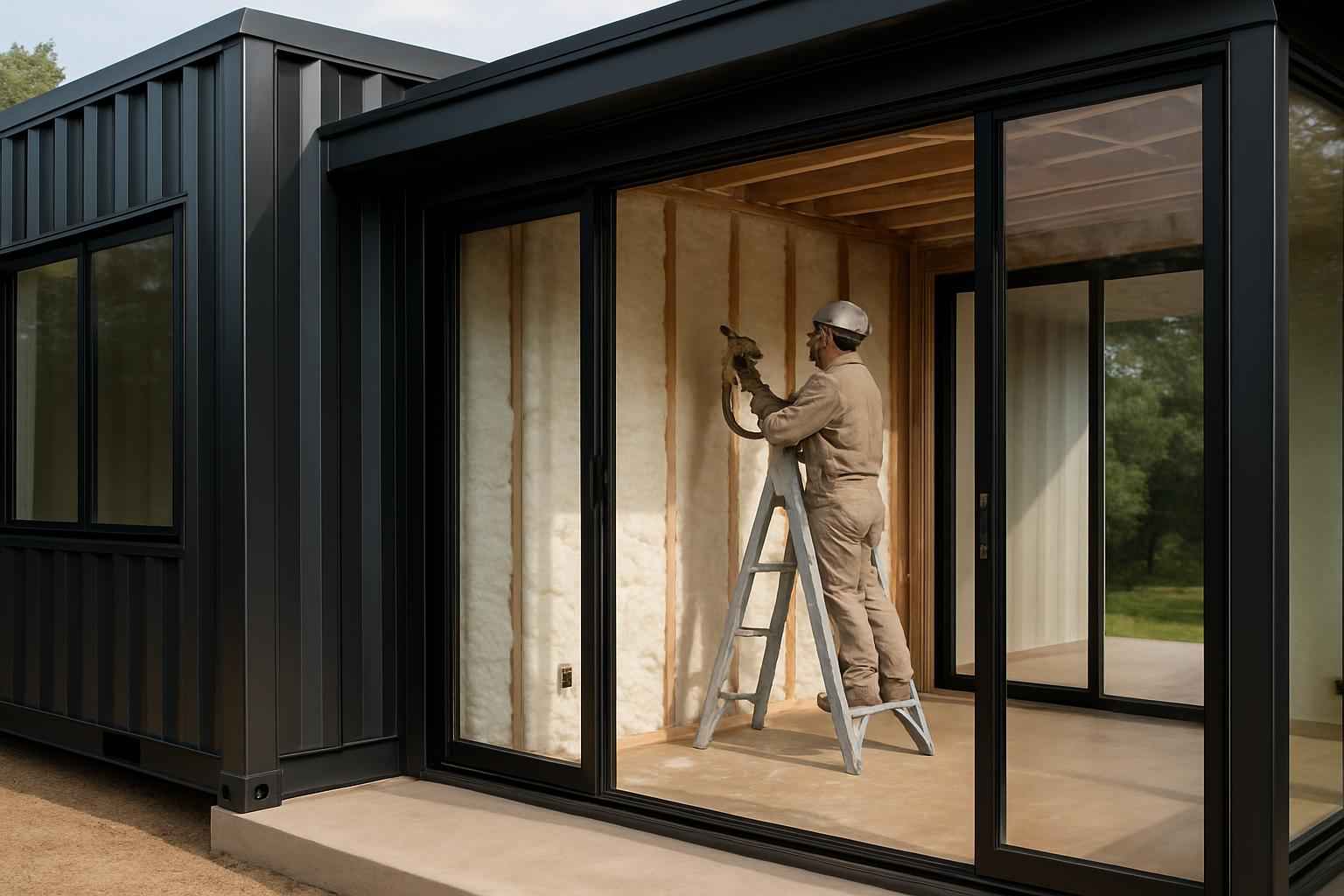 Container Home Insulation Company in Stonewall TX