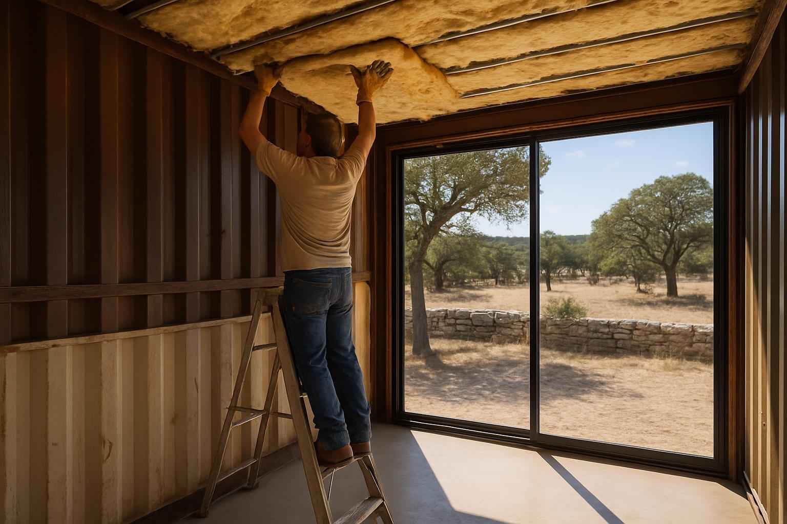 Container Insulation Repair in Hye TX