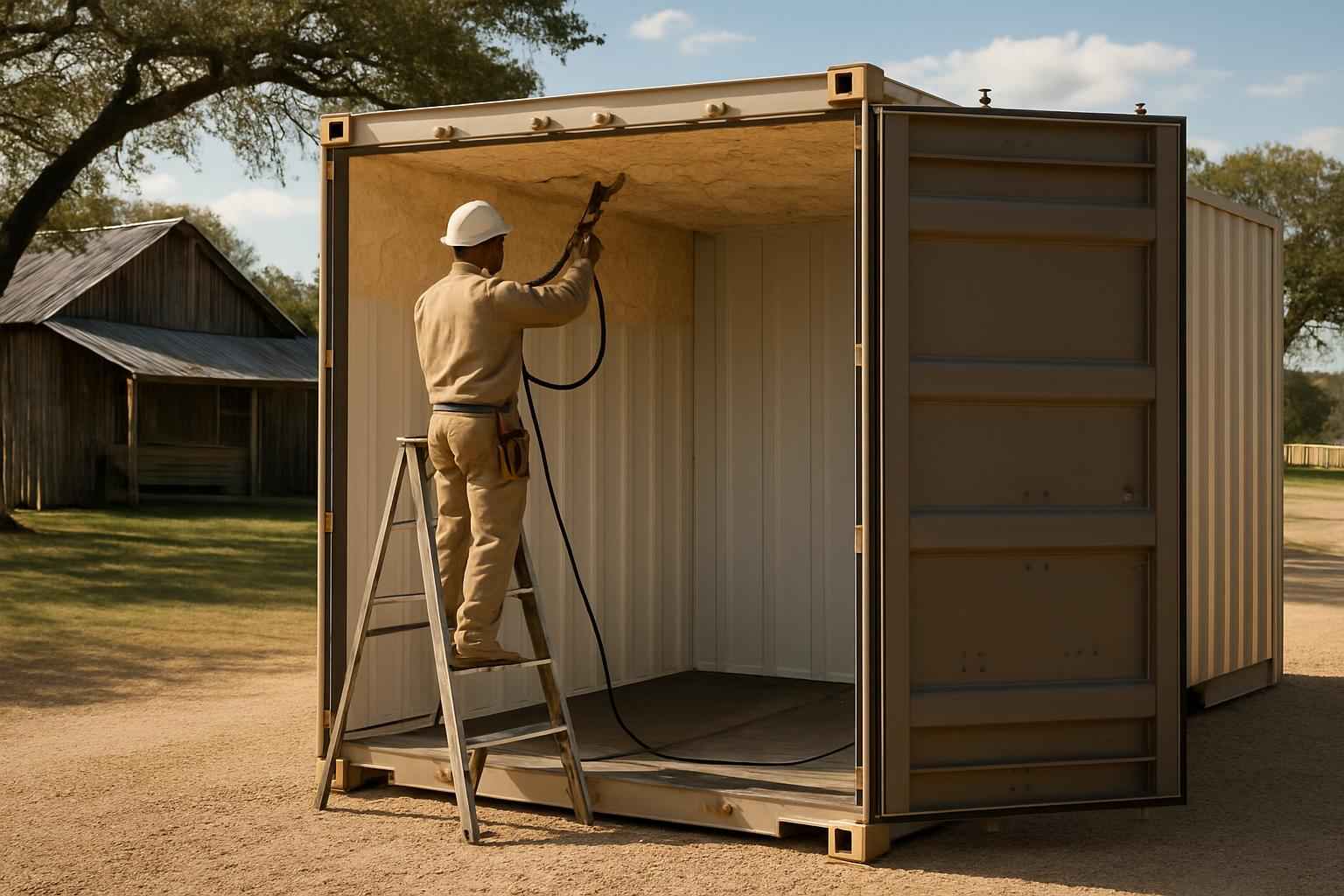 Container Insulation Repair in Luckenbach TX