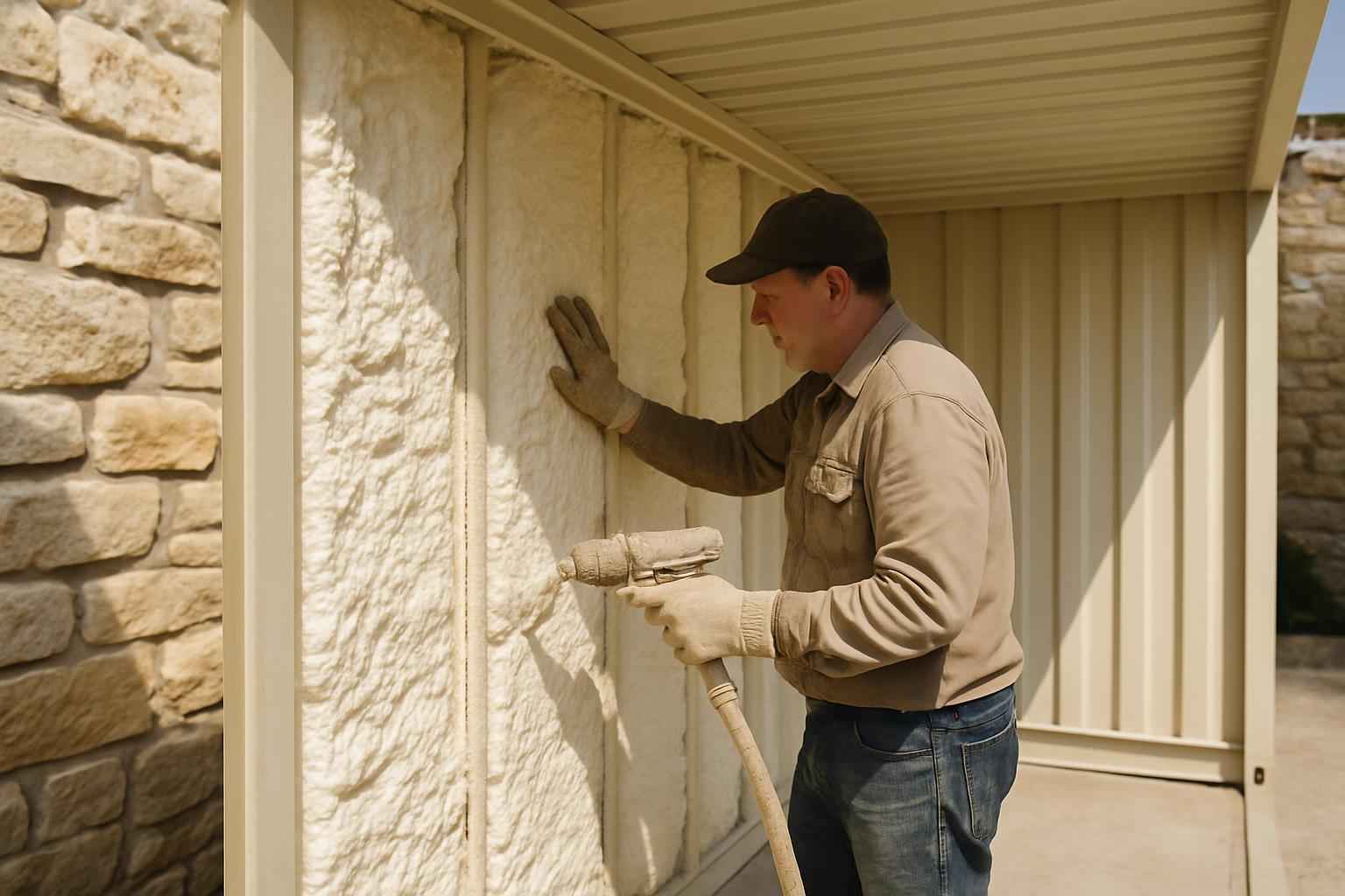Container Insulation Repair in Stonewall TX