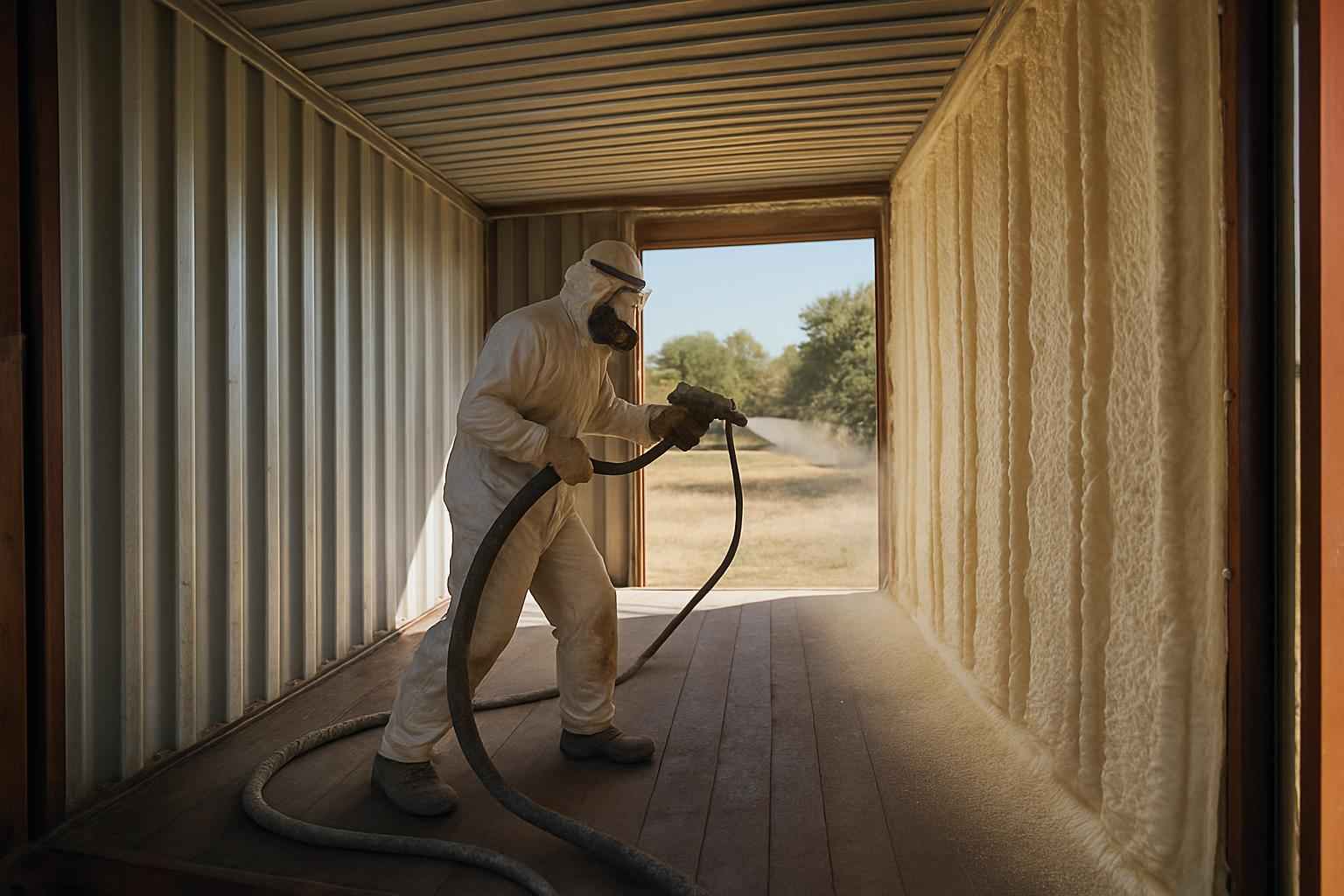 Container Wall Foam Service in Fredericksburg TX