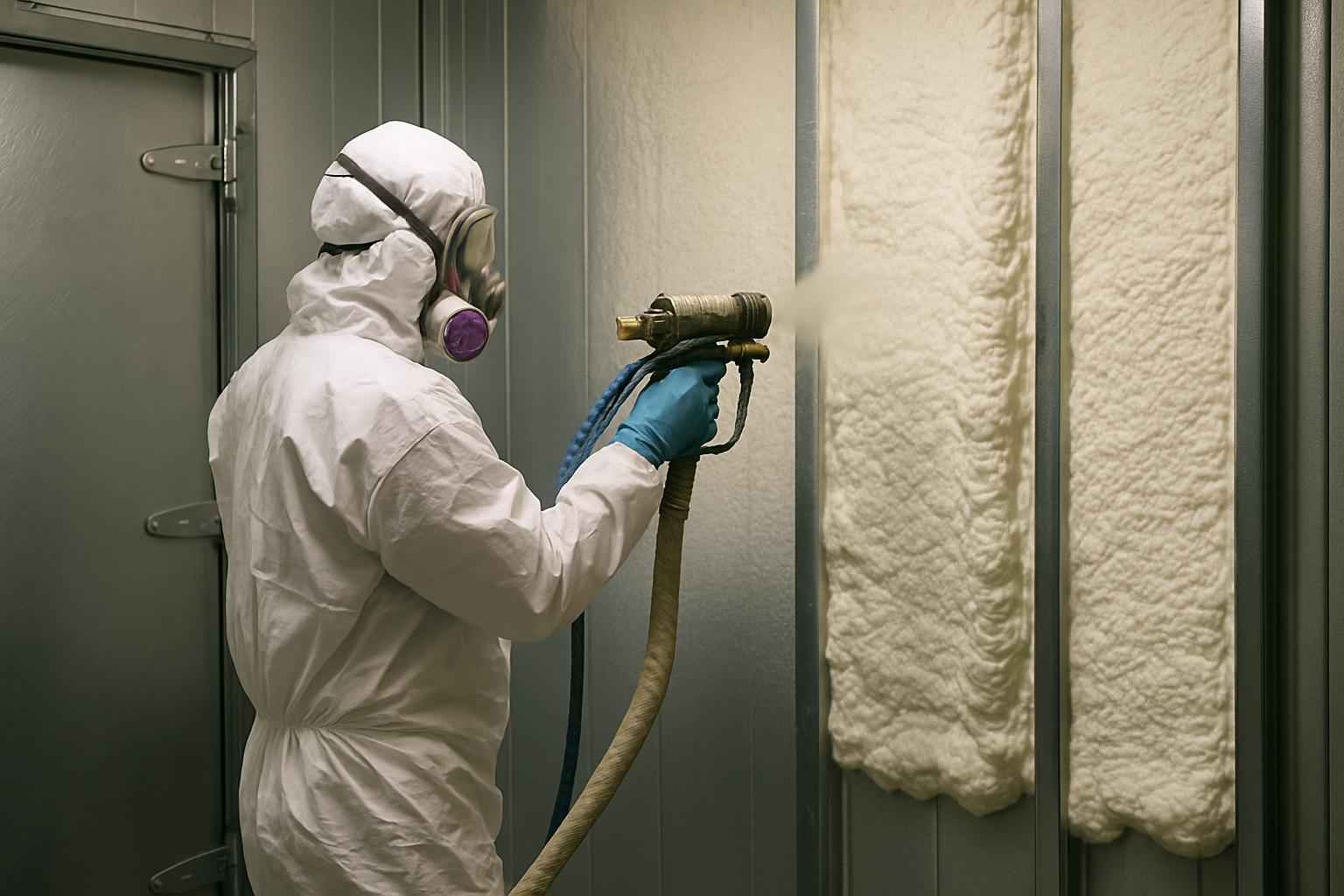 Cooler Freezer Foam Installation in Hye TX