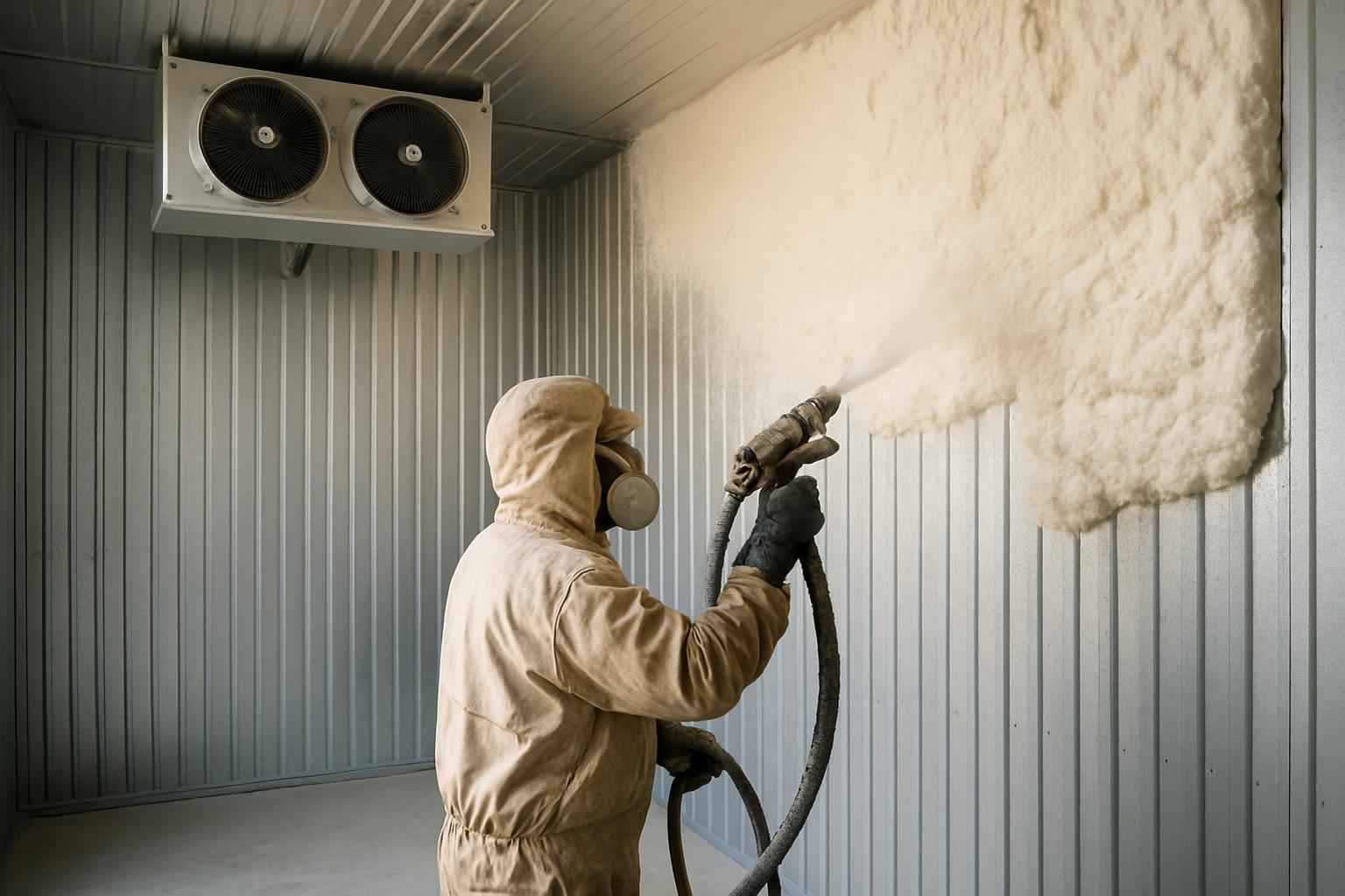 Cooler Freezer Foam Installation in Stonewall TX