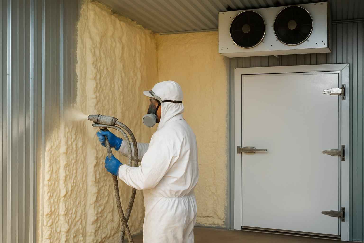 Cooler Freezer Foam Installation in Willow City TX