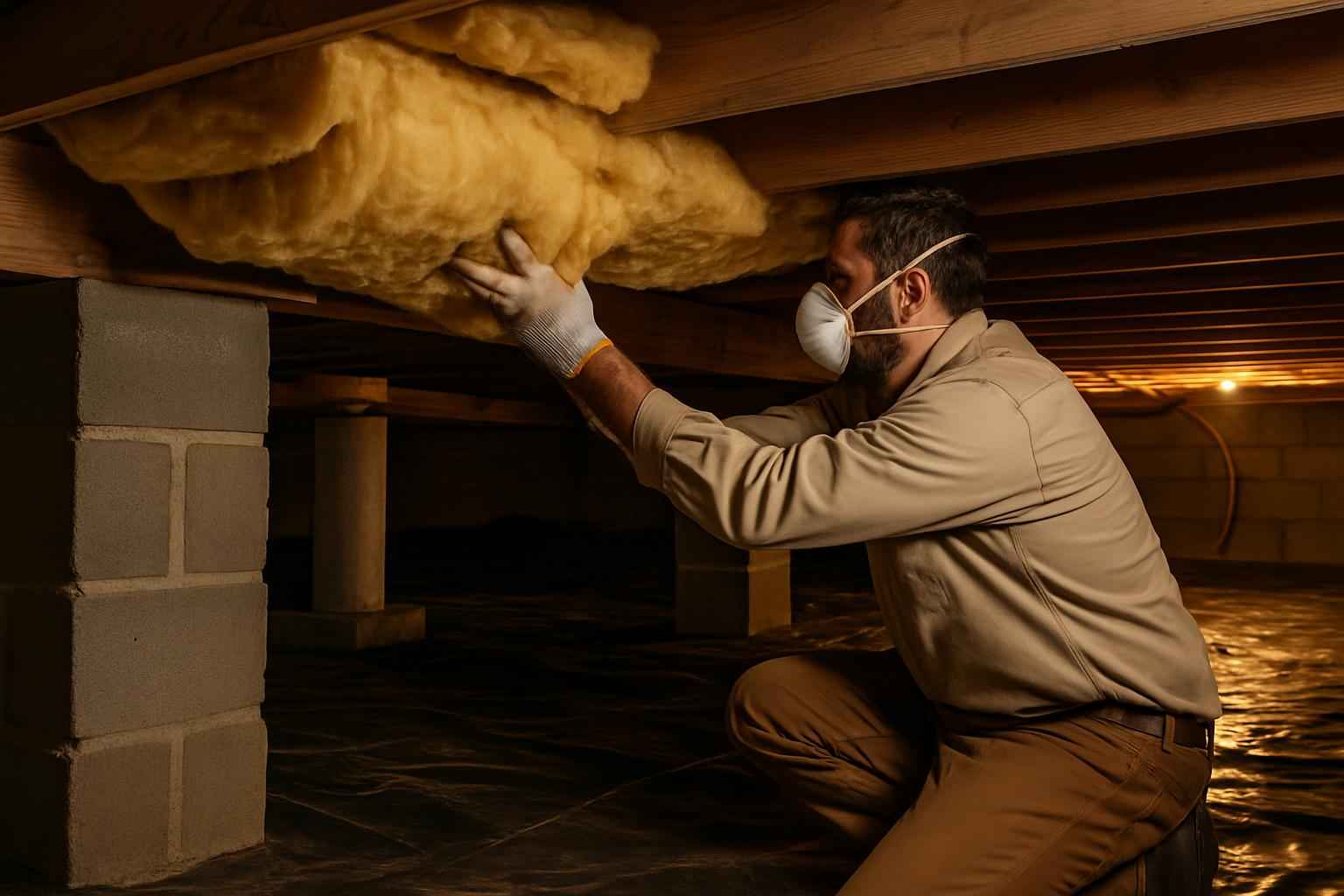 Crawl Space Insulation Repair in Hye TX