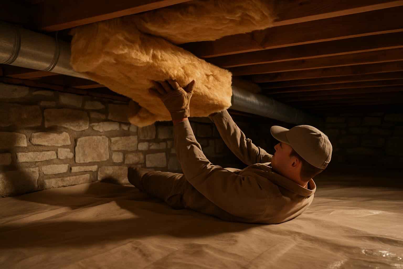 Crawl Space Insulation Repair in Stonewall TX