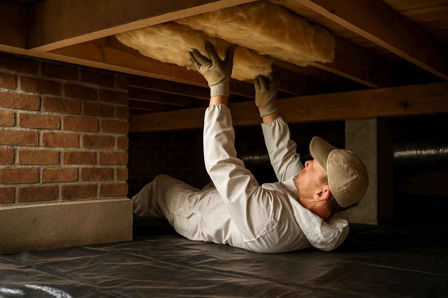 Crawl Space Insulation Repair in Willow City TX