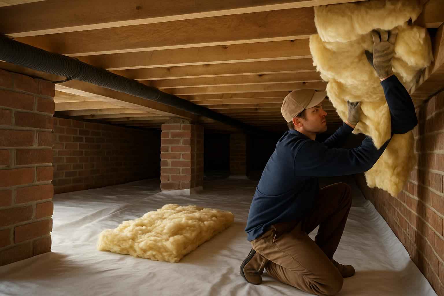Crawl Space Insulation Replacement in Fredericksburg TX