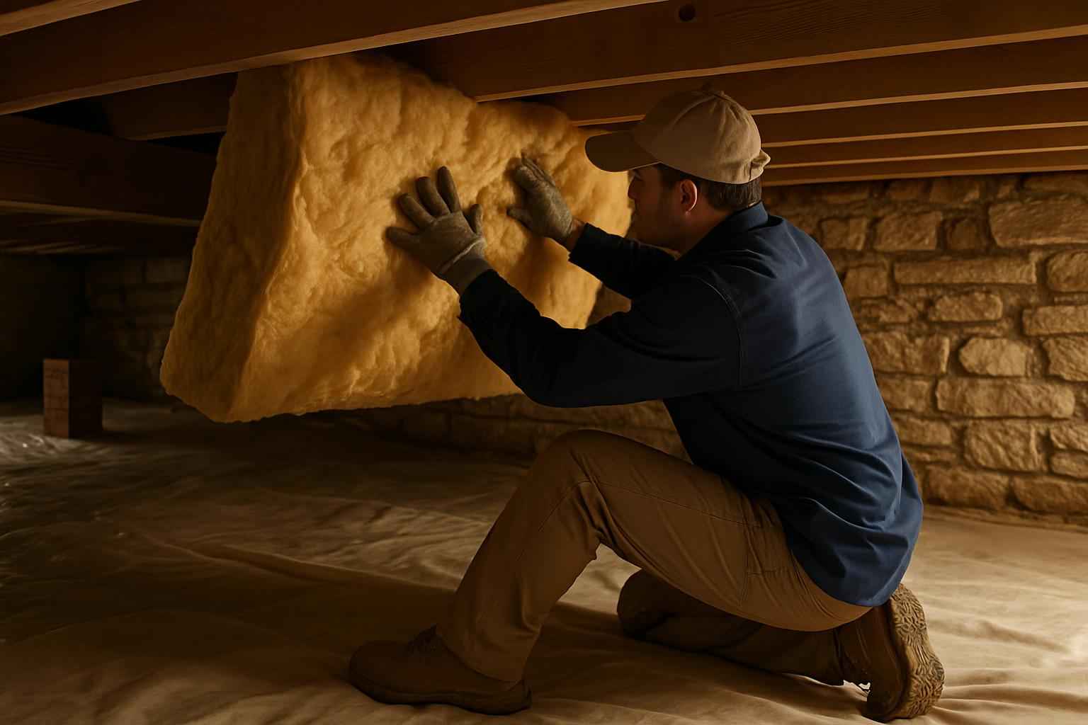 Crawl Space Insulation Replacement in Stonewall TX