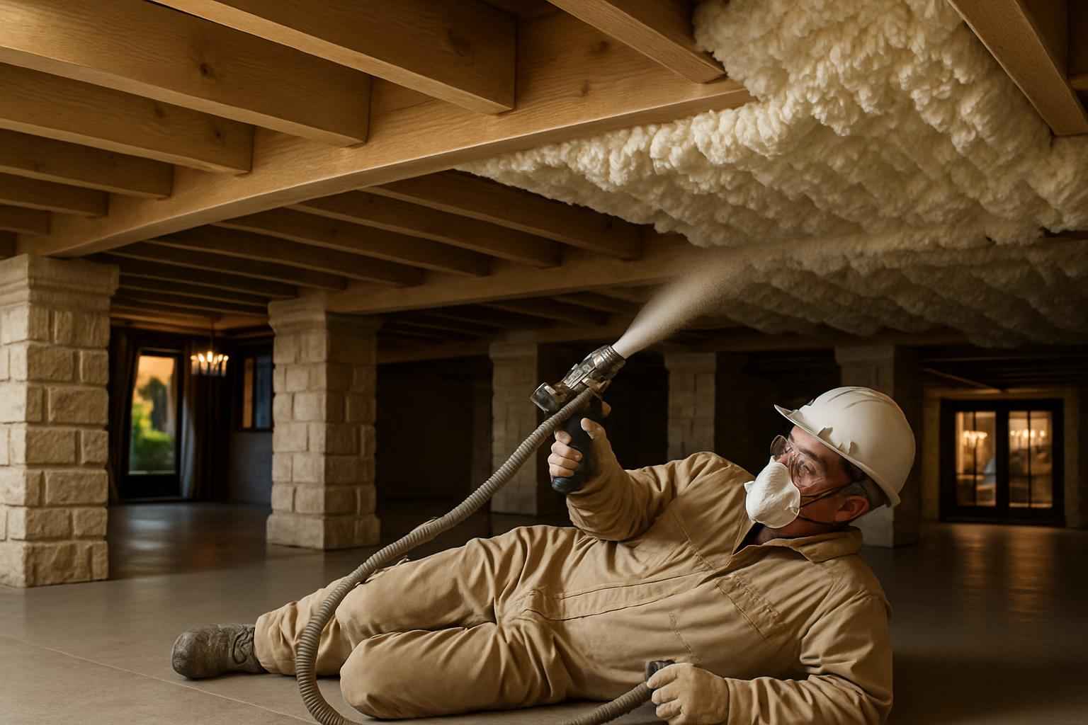 Crawl Space Retrofit Insulation in Willow City TX