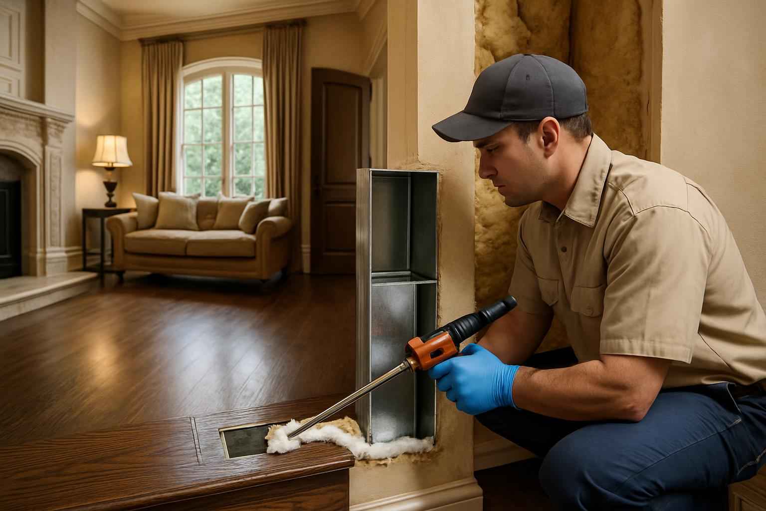 Duct Chase Air Seal Service in Willow City TX