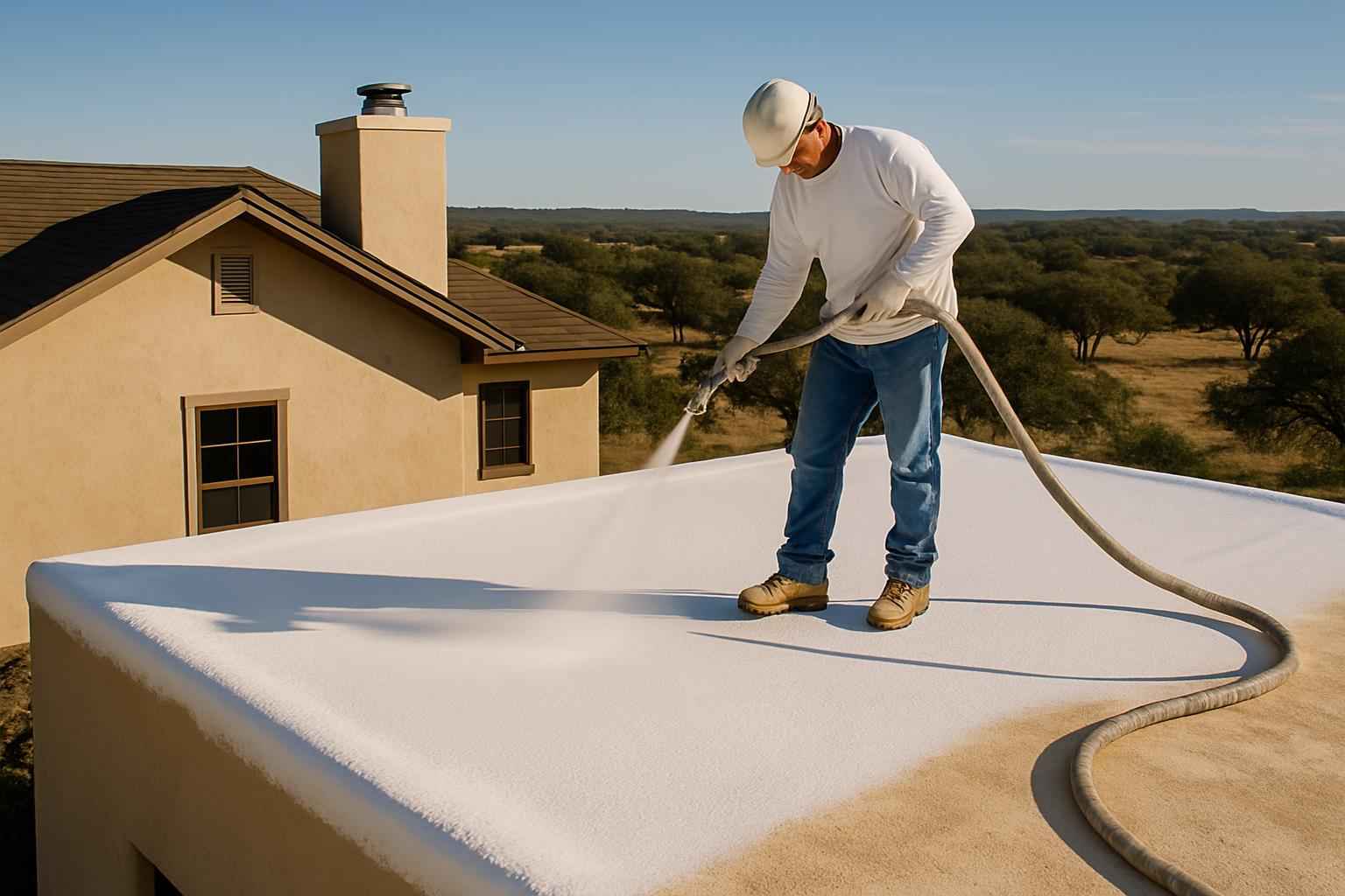 Elastomeric Recoat Service in Hye TX