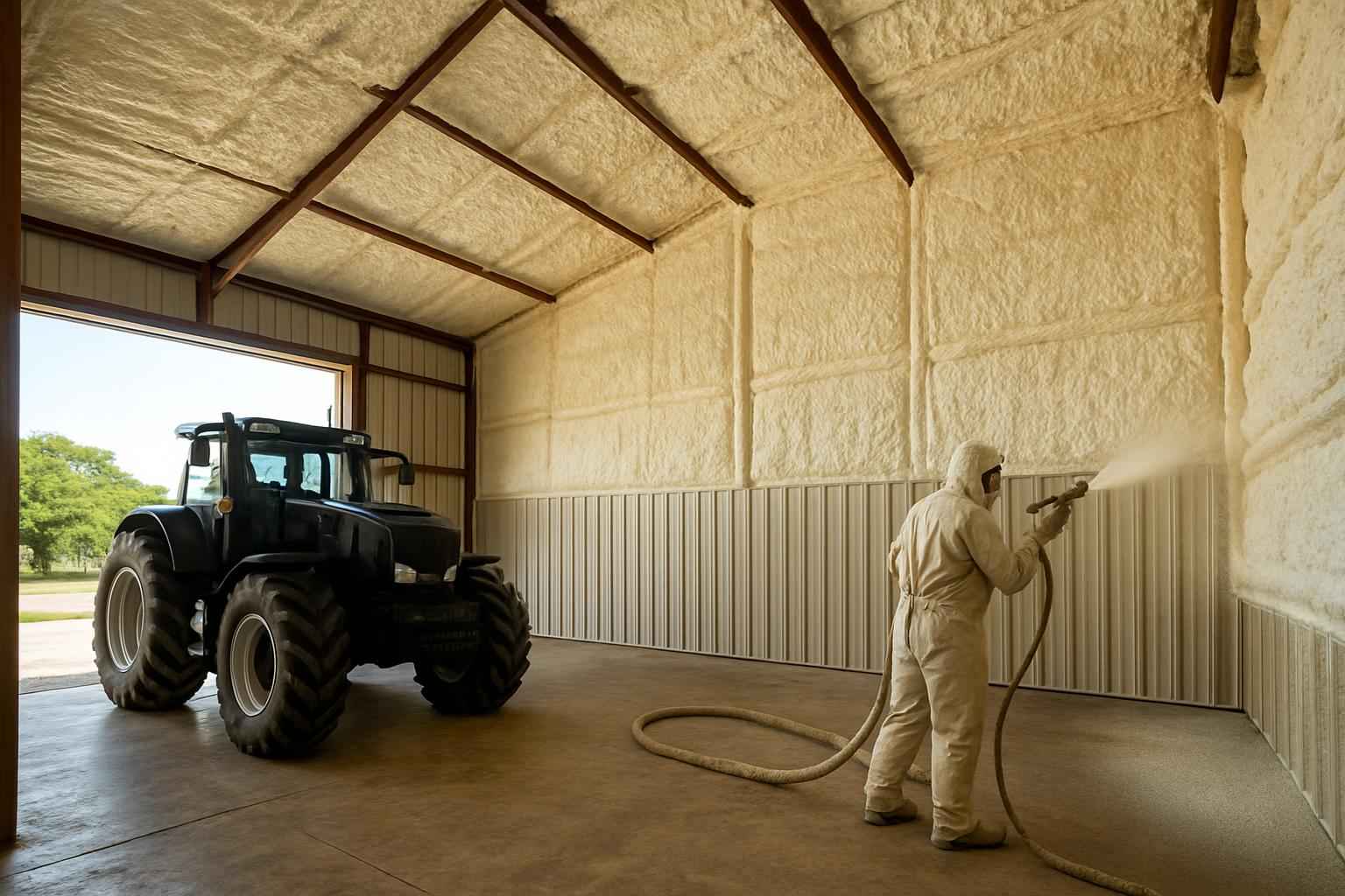 Equipment Barn Foam Installer in Hye TX