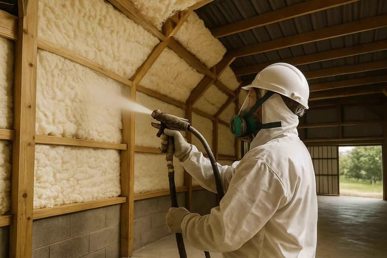 Equipment Barn Foam Installer in Luckenbach TX